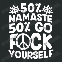 Yoga Namaste Ashtanga Om Yogi Zen Mantra Pilates Women's Triblend Scoop T-shirt | Artistshot