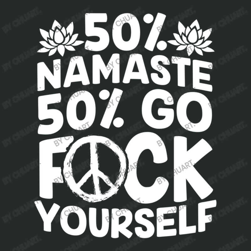 Yoga Namaste Ashtanga Om Yogi Zen Mantra Pilates Women's Triblend Scoop T-shirt by ChuArt. | Artistshot