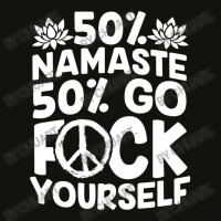 Yoga Namaste Ashtanga Om Yogi Zen Mantra Pilates Scorecard Crop Tee | Artistshot