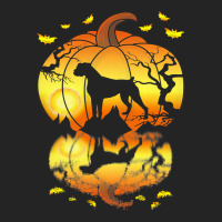 Boxer Dog Water Reflection In A Pumpkin Halloween  3/4 Sleeve Shirt | Artistshot