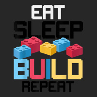 Funny Eat Sleep Build Gift Men Women Cool Blocks B Men's T-shirt Pajama Set | Artistshot