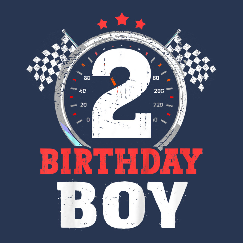 Kids Birthday Boy 2 Two Race Car 2nd Birthday Raci Men Denim Jacket | Artistshot