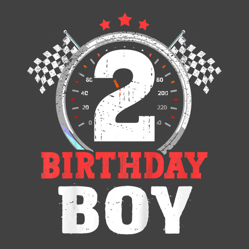 Kids Birthday Boy 2 Two Race Car 2nd Birthday Raci Vintage T-shirt | Artistshot