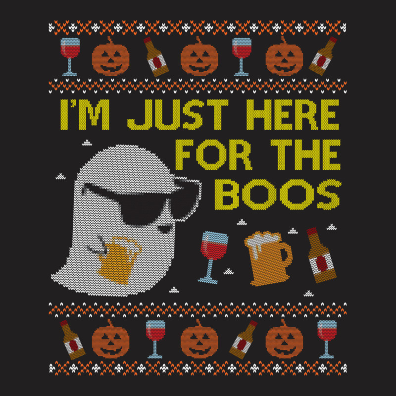 Funny Here For The Boos Sweatshirt Ugly Halloween  T-shirt | Artistshot