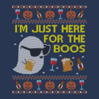 Funny Here For The Boos Sweatshirt Ugly Halloween  Men Denim Jacket | Artistshot