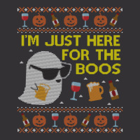 Funny Here For The Boos Sweatshirt Ugly Halloween  Vintage Hoodie | Artistshot