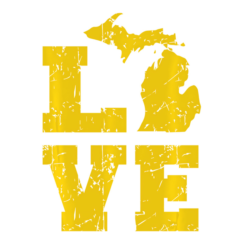 Michigan Love Mi Vintage Sweatshirt Crewneck Sweatshirt | Artistshot