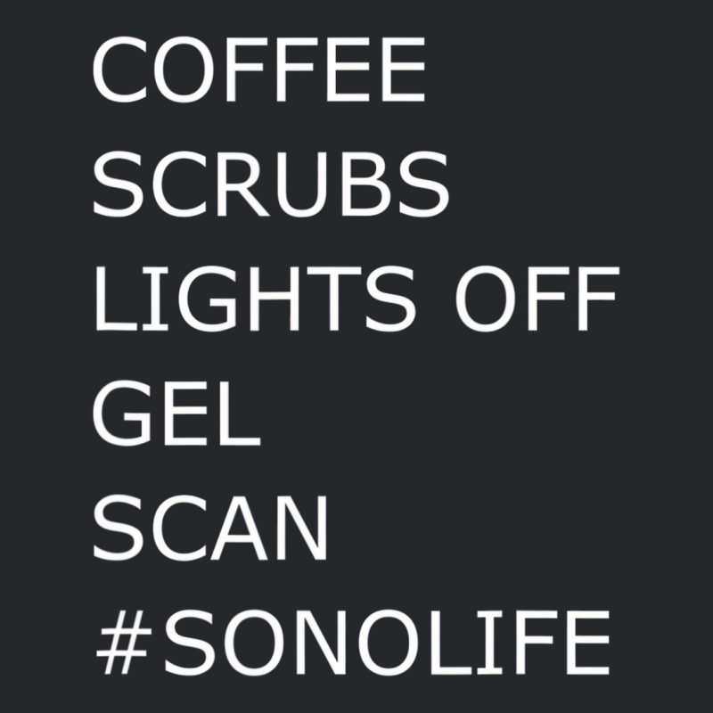 Coffee Scrubs Lights Gel Scan Ultrasound Sonograph Crewneck Sweatshirt by chomibe | Artistshot