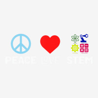 Peace Love Stem Science Technology Engineering Mat Graphic Youth T-shirt | Artistshot