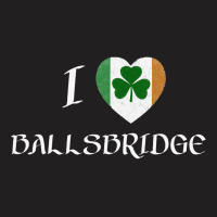 I Love Ballsbridge Ireland Flag Heart Shamrock T-shirt | Artistshot