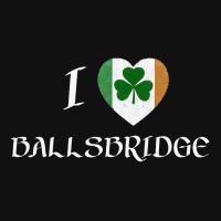 I Love Ballsbridge Ireland Flag Heart Shamrock Graphic T-shirt | Artistshot