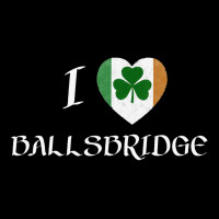 I Love Ballsbridge Ireland Flag Heart Shamrock Pocket T-shirt | Artistshot