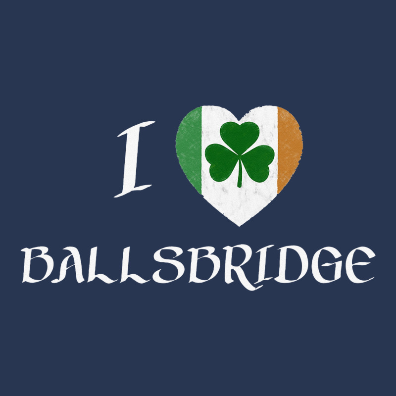 I Love Ballsbridge Ireland Flag Heart Shamrock Men Denim Jacket | Artistshot