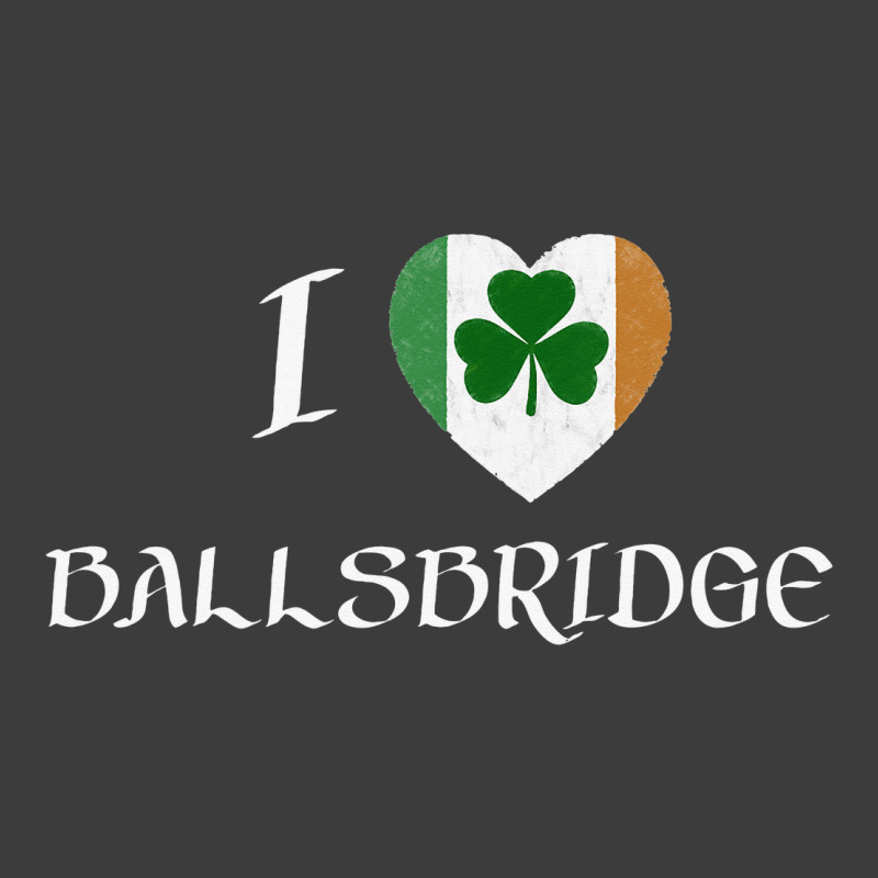 I Love Ballsbridge Ireland Flag Heart Shamrock Men's Polo Shirt | Artistshot