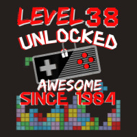 Gamer Boy Level 38 Unlocked Birthday Gaming  Top Tank Top | Artistshot