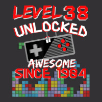 Gamer Boy Level 38 Unlocked Birthday Gaming  Top Vintage Hoodie | Artistshot