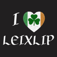 I Love Leixlip Ireland Eire Flag Heart Shamrock T-shirt | Artistshot