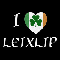 I Love Leixlip Ireland Eire Flag Heart Shamrock Pocket T-shirt | Artistshot