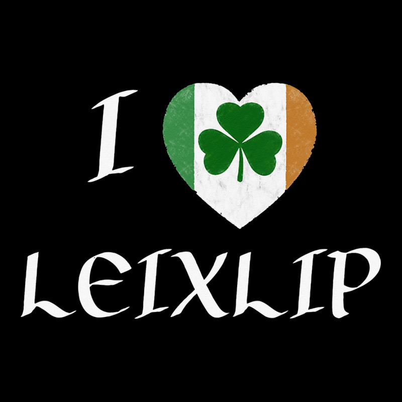 I Love Leixlip Ireland Eire Flag Heart Shamrock Pocket T-shirt | Artistshot