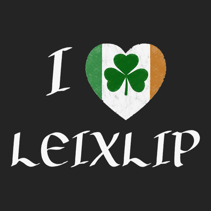 I Love Leixlip Ireland Eire Flag Heart Shamrock 3/4 Sleeve Shirt | Artistshot