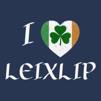 I Love Leixlip Ireland Eire Flag Heart Shamrock Men Denim Jacket | Artistshot