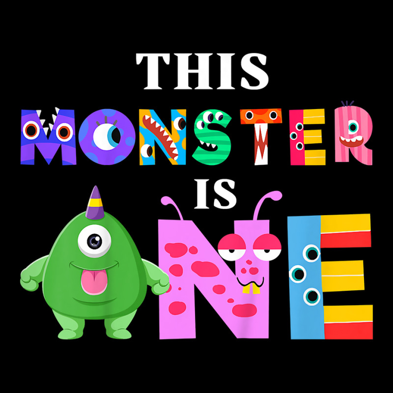 Kids This Monster Is One Year 1st Birthday Party F Graphic T-shirt | Artistshot