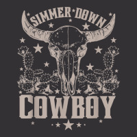 Simmer Down Cowboy Cowgirl, Western Cow Skull Vintage Short | Artistshot