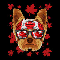 Canadian Yorkshire Terrier Patriotic Canada Flag M Kids Cap | Artistshot