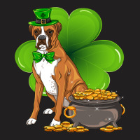 Boxer St Patrick's Day Boxer Shamrock Pet Dog Love T-shirt | Artistshot
