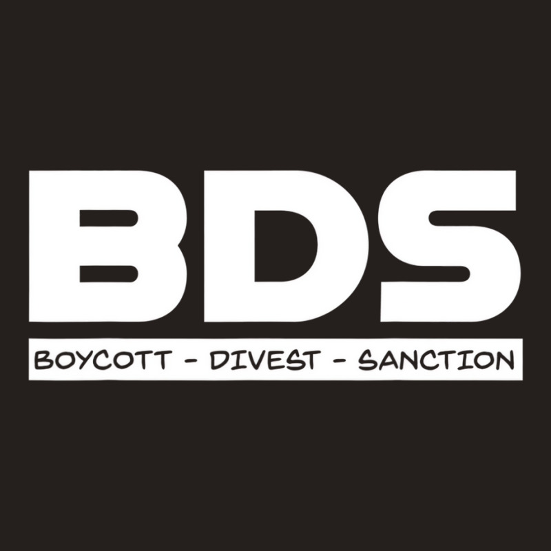 Bds Boycott Divest Sanction Leftist Progressive Id Tank Top | Artistshot