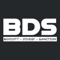 Bds Boycott Divest Sanction Leftist Progressive Id Crewneck Sweatshirt | Artistshot