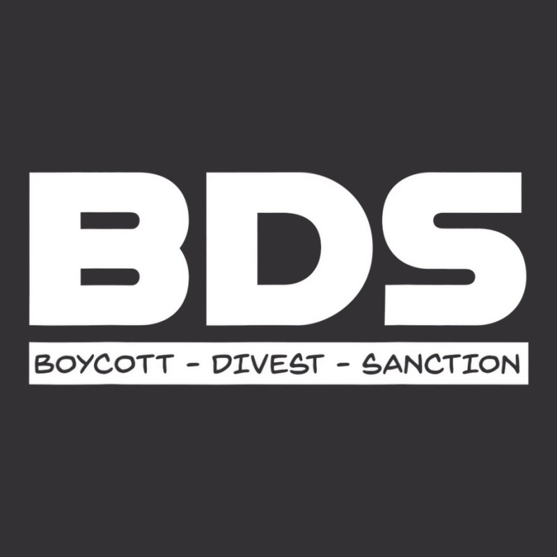 Bds Boycott Divest Sanction Leftist Progressive Id Vintage Hoodie And Short Set | Artistshot