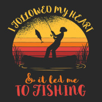 Fishing Sunset I Followed My Heart Fisherman Fishi Printed Hat | Artistshot