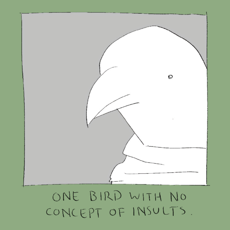 A Bird With No Concept Of Insults Graphic T-shirt | Artistshot