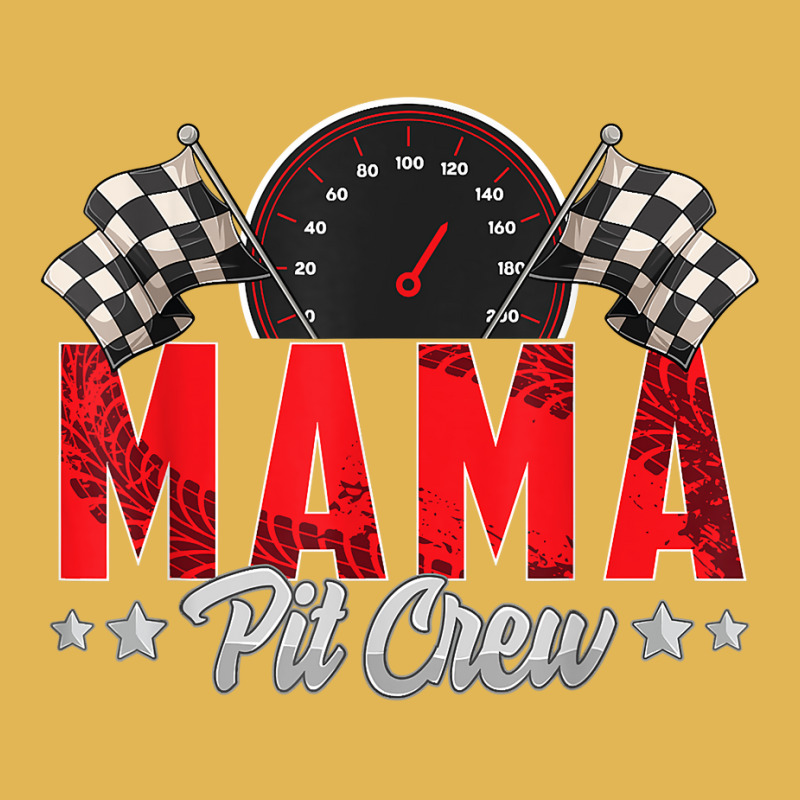 Race Car Birthday Party Racing Family Mama Pit Cre Vintage Hoodie And Short Set | Artistshot