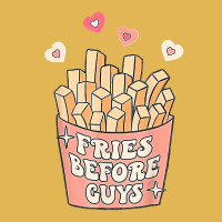 Fries Before Guys Teenage Girls Dating Valentine D Vintage Hoodie And Short Set | Artistshot