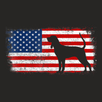 Black And Tan Coonhound American Flag Vintage T Sh Ladies Fitted T-shirt | Artistshot