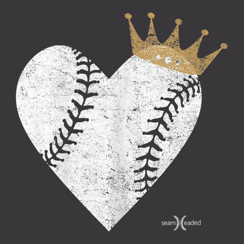 Vintage Royal Baseball Heart With Crown Tee Shirt Ladies Curvy T-Shirt by togniuck | Artistshot