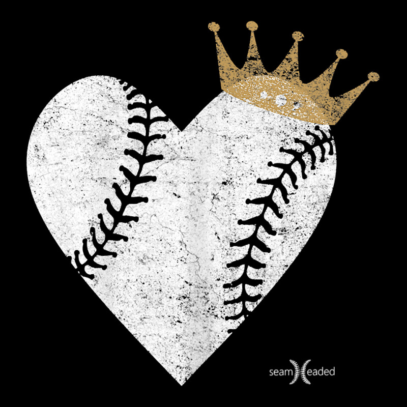 Vintage Royal Baseball Heart With Crown Tee Shirt Legging by togniuck | Artistshot