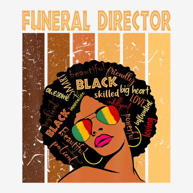 Funeral Director Afro African American Black Histo Graphic T-shirt by bonne | Artistshot