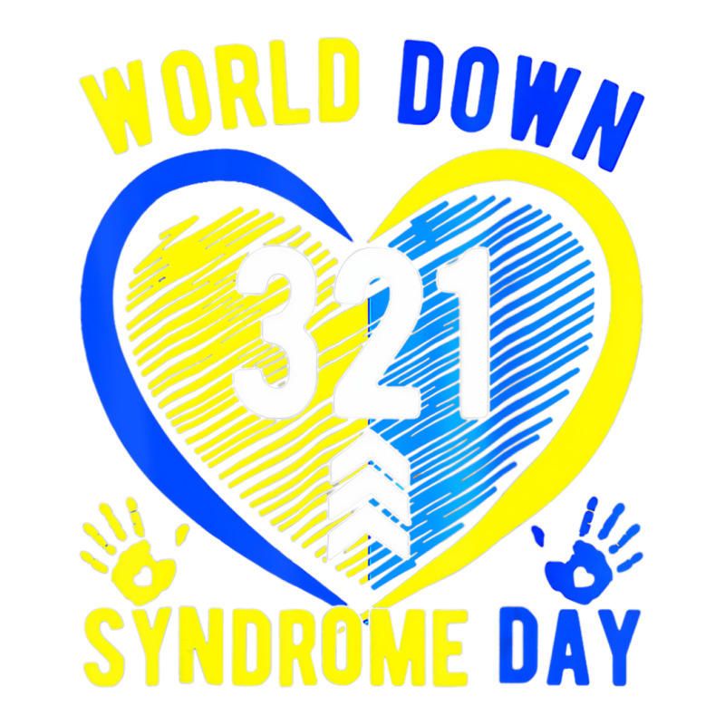 Blue Yellow Heart 21 World Down Syndrome Awareness Baby Tee by ravand | Artistshot