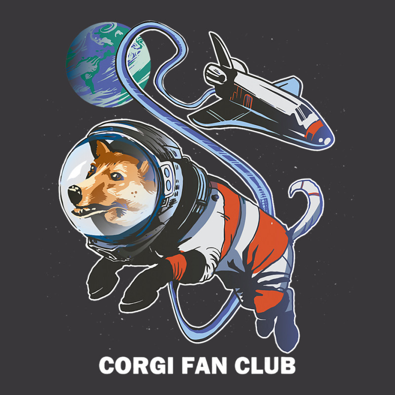 Corgi Dog Cute Playful Puppy Astronaut Space Ladies Curvy T-Shirt by Fabulousam | Artistshot