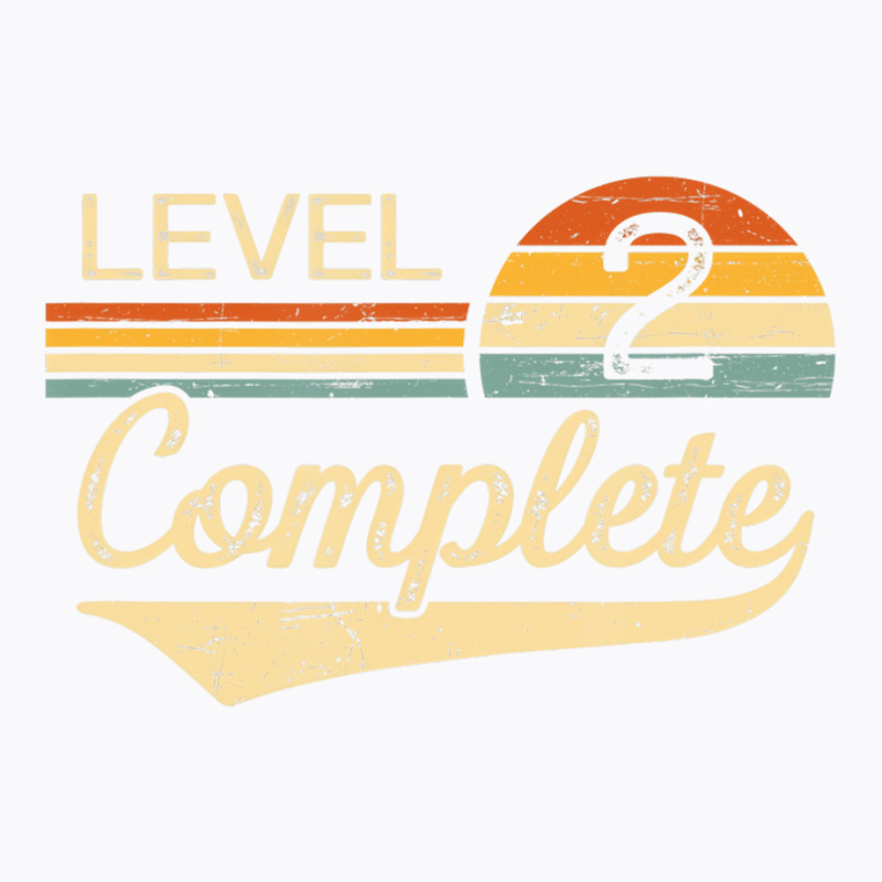 Level 2 Complete   2 Year Wedding Anniversary Gift T-shirt | Artistshot