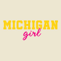 Michigan Fans Classic Michigan Girl Loves Me State Cropped Hoodie | Artistshot