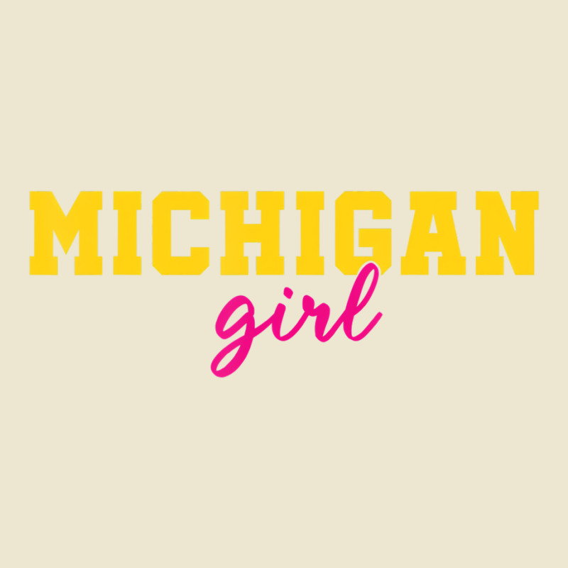 Michigan Fans Classic Michigan Girl Loves Me State Cropped Hoodie by mheny | Artistshot