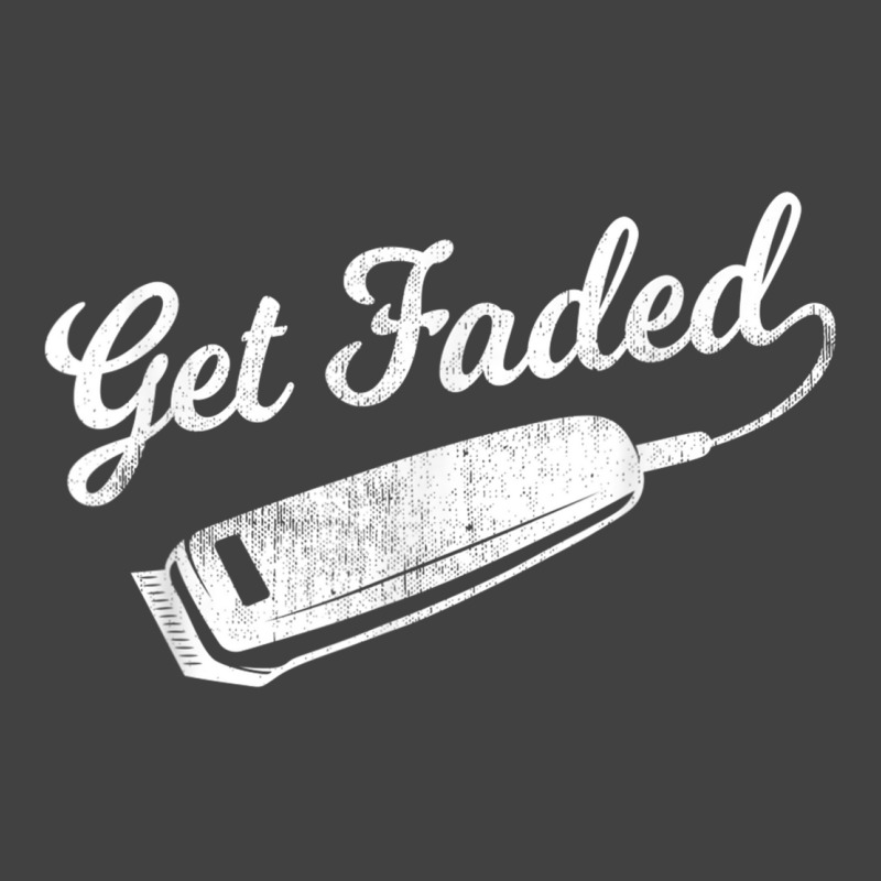 Vintage Distressed Barber  - Get Faded Script Tail Vintage T-shirt | Artistshot