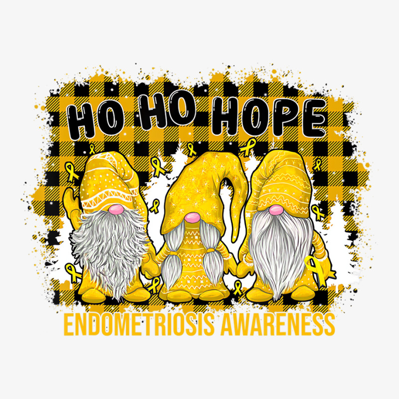 Endometriosis Awareness   Gnome Santa Hope Christm Ladies Fitted T-Shirt by galloywa | Artistshot