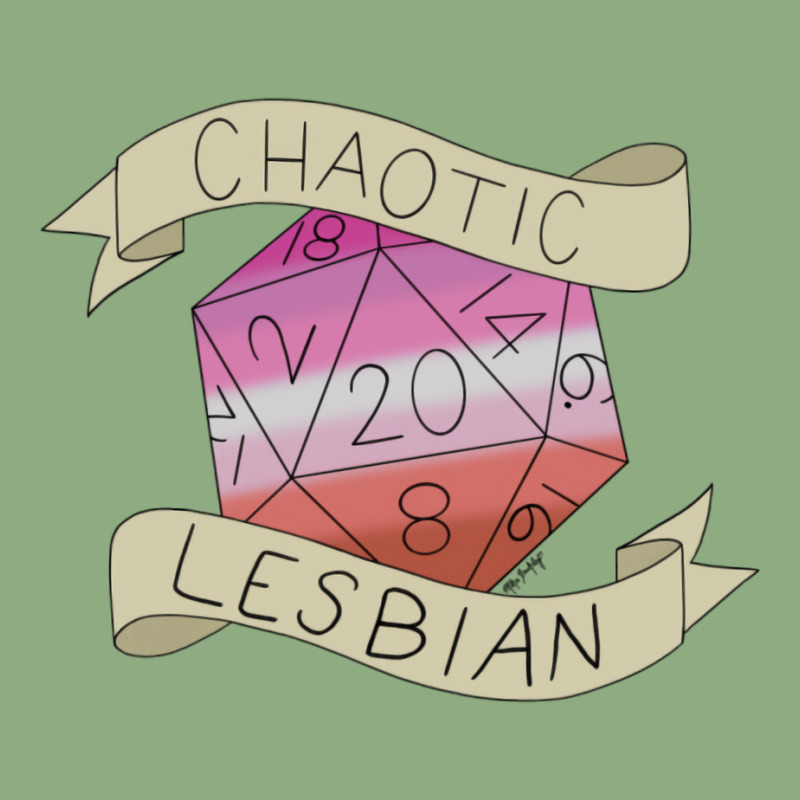 Chaotic Lesbian D20 Graphic T-shirt by filesphomp | Artistshot