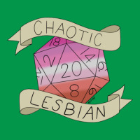 Chaotic Lesbian D20 Crewneck Sweatshirt | Artistshot