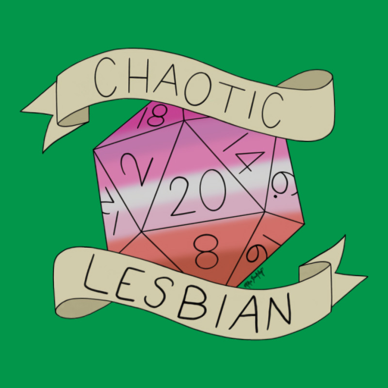 Chaotic Lesbian D20 Crewneck Sweatshirt by filesphomp | Artistshot